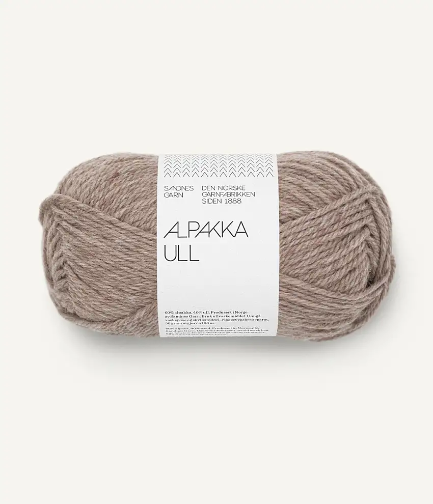 Alpakka Ull Beige Melange 2650