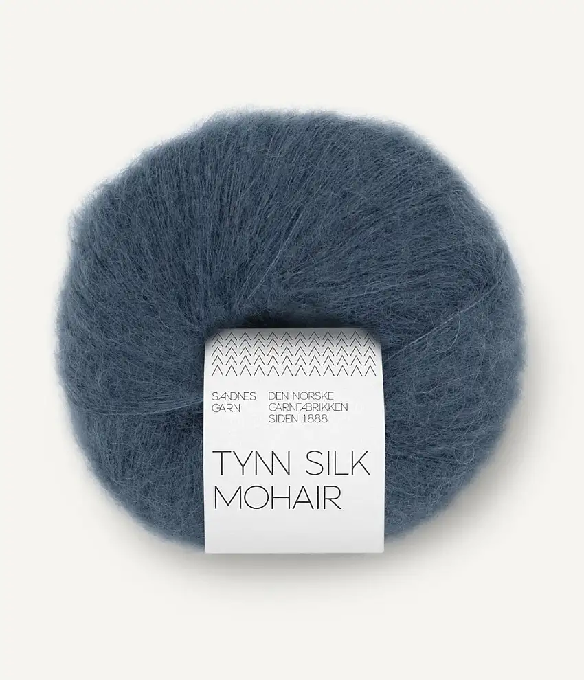 Tynn Silk Mohair Midnight Blue 6081