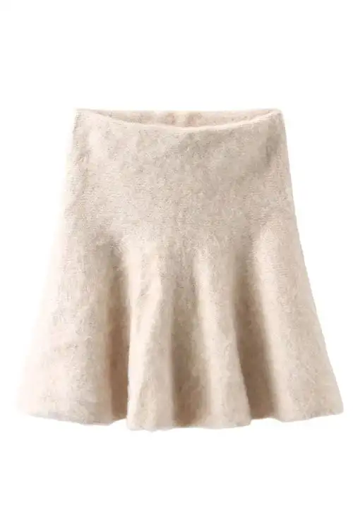 Dam A-linje Klänning Hög Midja Bomull Polyester