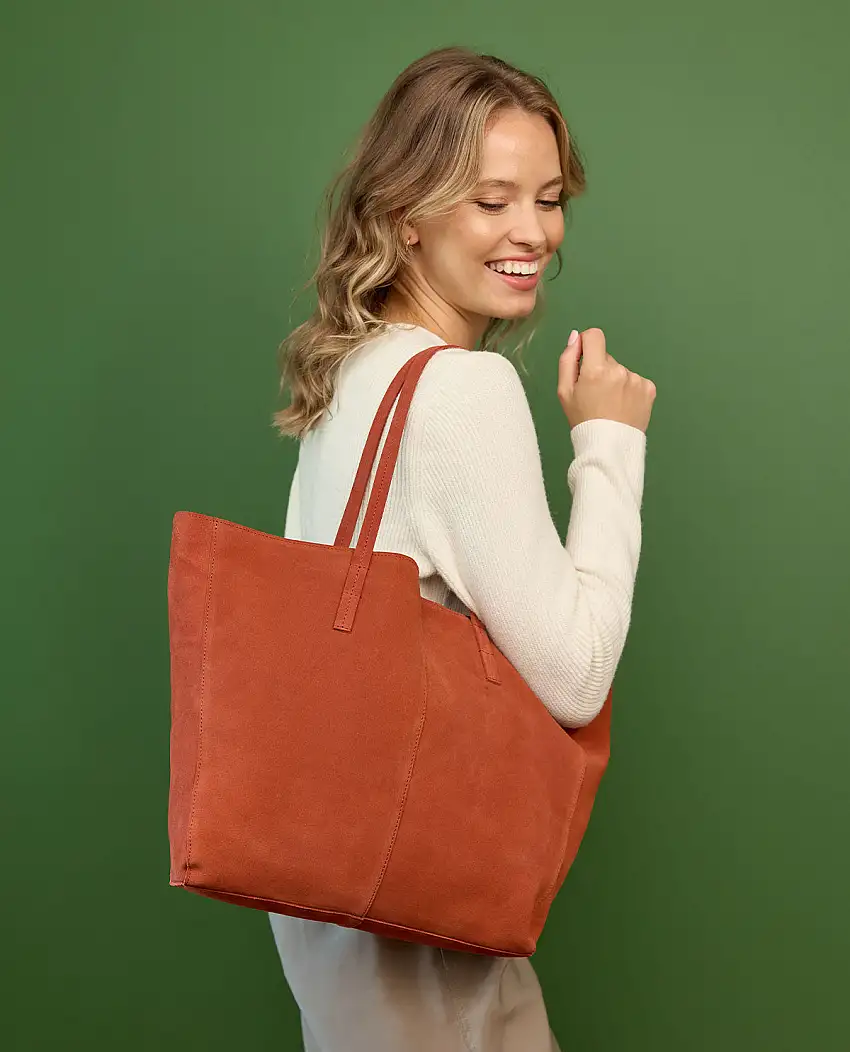 Shopper "Aurea" i läder hos Gusti-Leder