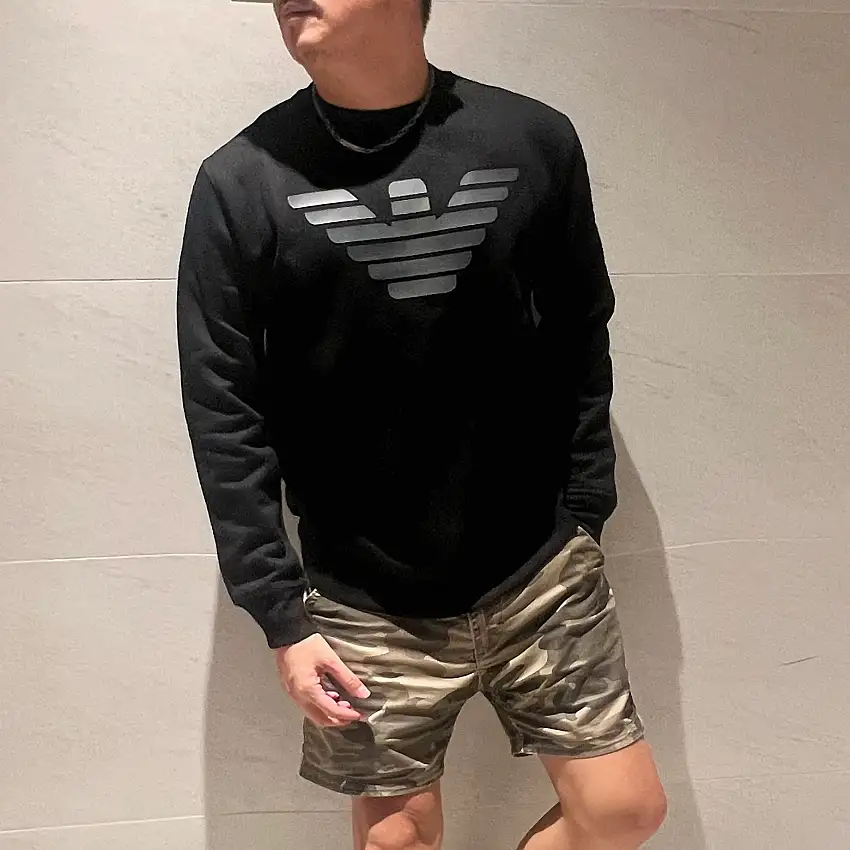 Dam Fleece Rundhalsad Vintertröja Löst Passande Bomull Polyester