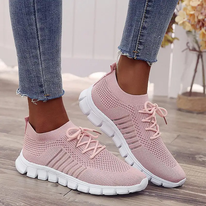 Unisex Sneakers Andningsbara Ortopediska Skor Med Gel-Sula