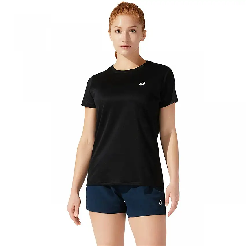 Asics Women's Core Short Sleeve Top - Preformance Black