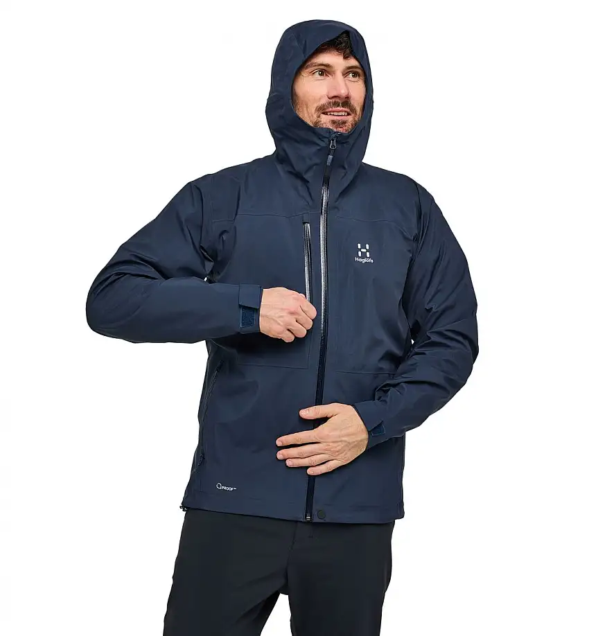 Haglöfs Front Proof Jacket Men - Tarn Blue
